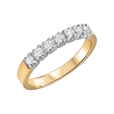 2 TONE 14K GOLD RING