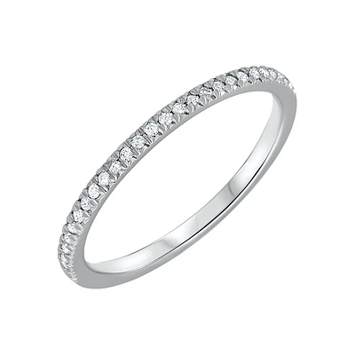 10K WHITE GOLD RING