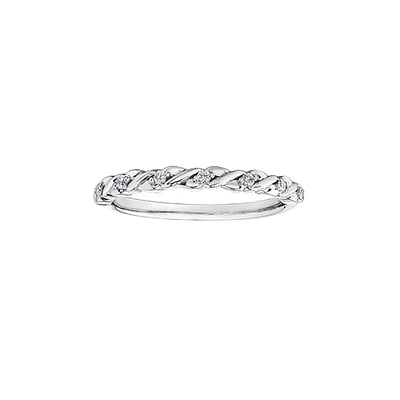 10K WHITE GOLD RING
