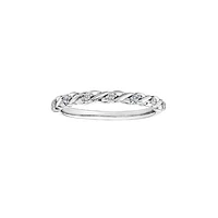 10K WHITE GOLD RING