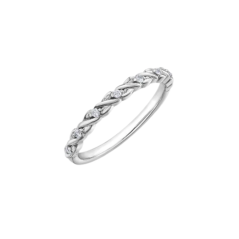 10K WHITE GOLD RING