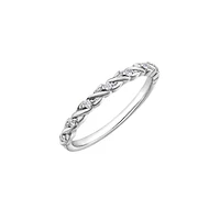 10K WHITE GOLD RING