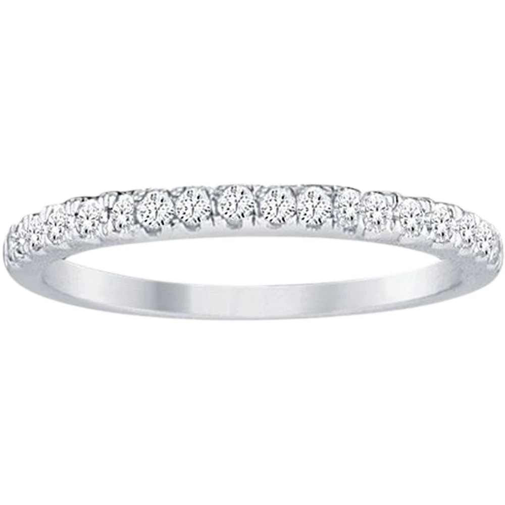 BAGUE OR BLANC 14K