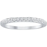 BAGUE OR BLANC 14K