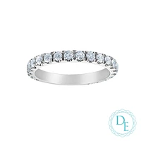BAGUE SEMI-ÉTERNITÉ EN OR 14K