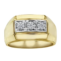 10K GOLD WEDDING RING FOR MEN