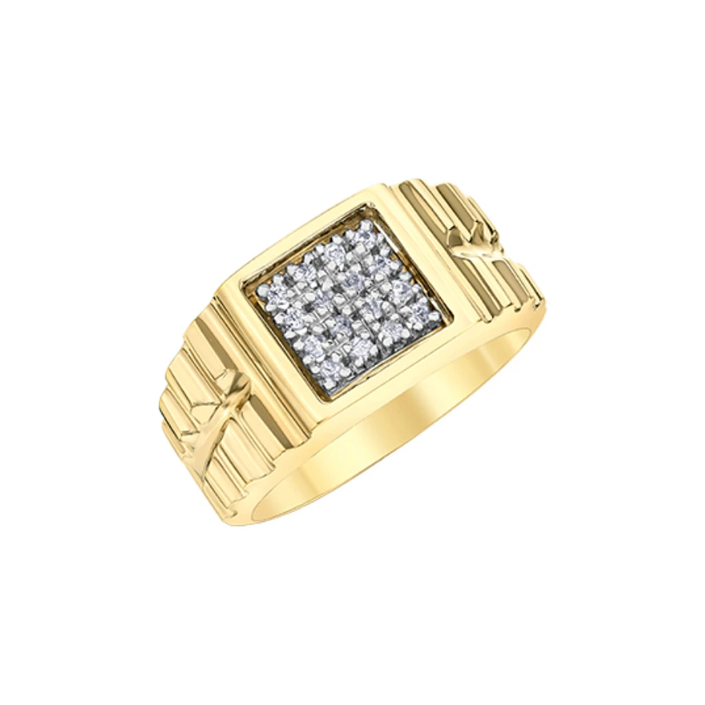 10K GOLD WEDDING RING FOR MEN
