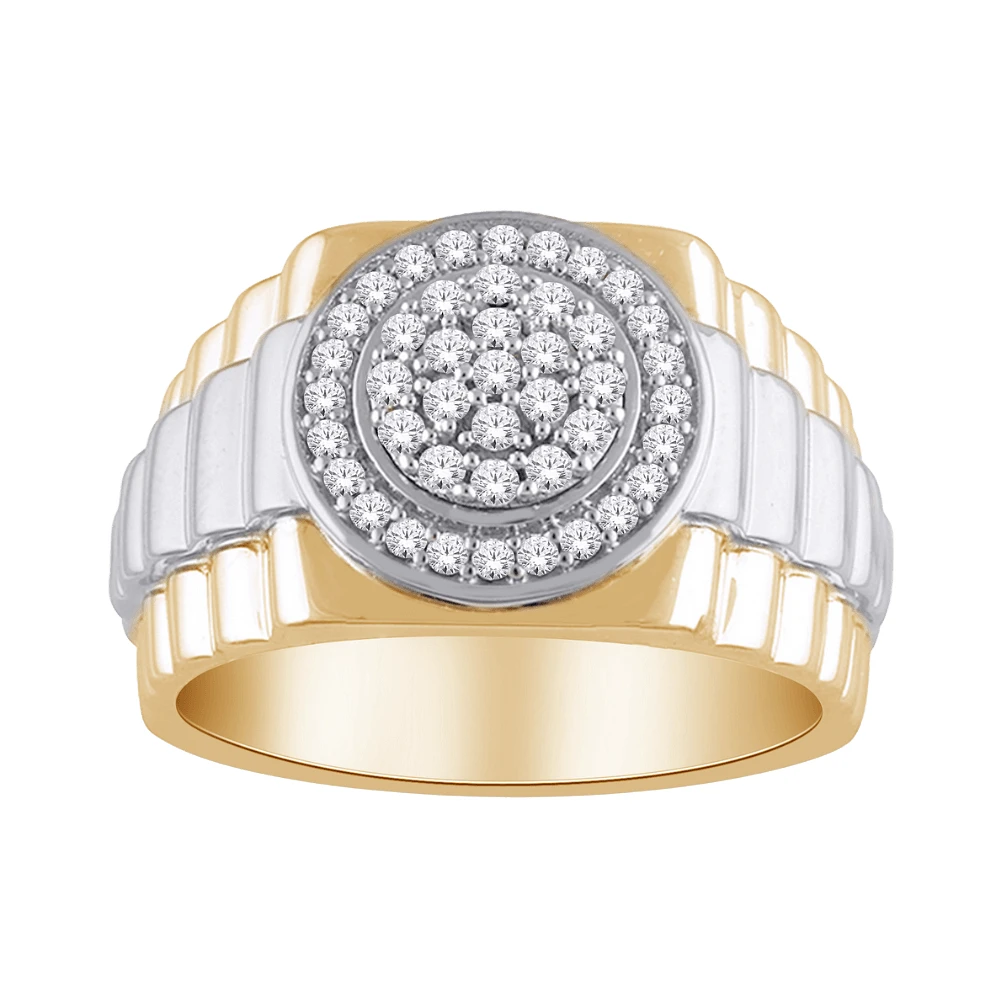10K 2 TONE GOLD RING