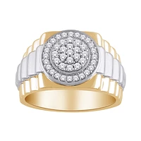10K 2 TONE GOLD RING