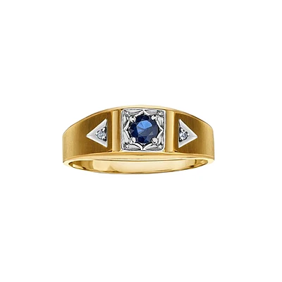 RING FOR MEN 10K YELLOW GOLD