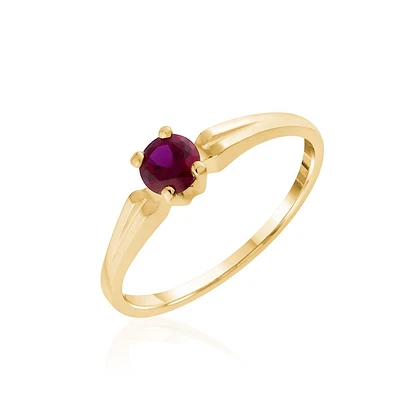 10K YELLOW GOLD GIRL’S RING