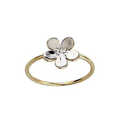 10K GOLD RING- RHODIUM
