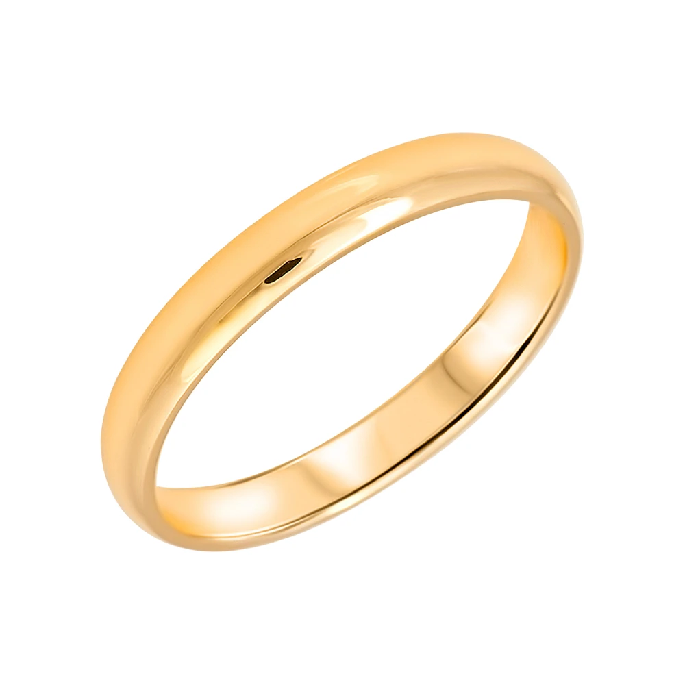 JONC DE MARIAGE EN OR JAUNE 10K