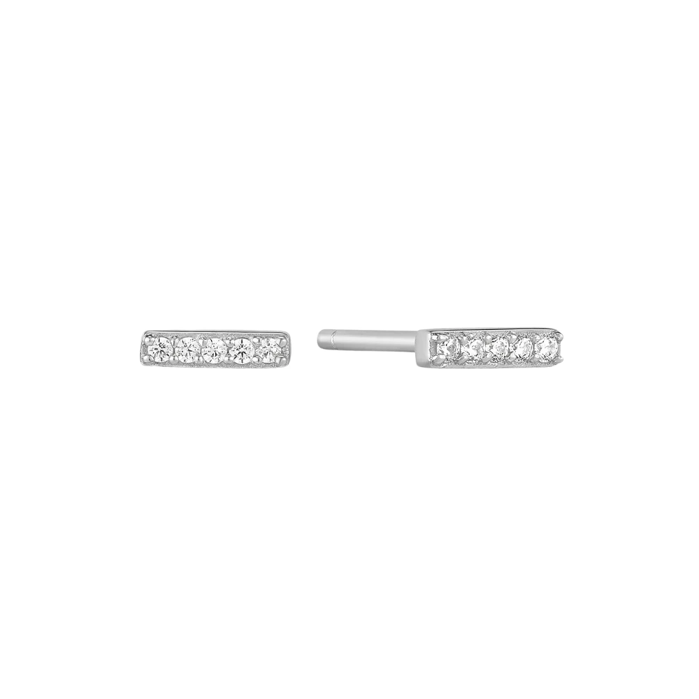 925 SILVER EARRINGS- RHODIUM