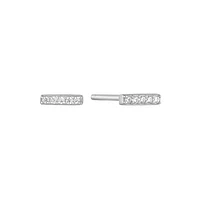 925 SILVER EARRINGS- RHODIUM