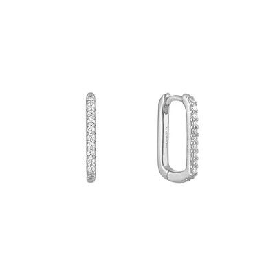 925 SILVER EARRINGS- RHODIUM