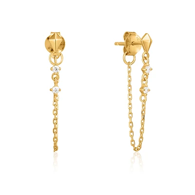 BOUCLES D’OREILLES ARGENT ZIRCON