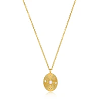 SILVER PENDANT NECKLACE 20''