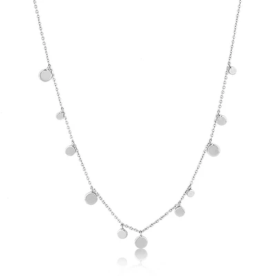 925 SILVER NECKLACE- RHODIUM 18’’