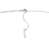 SILVER PENDANT NECKLACE 18''