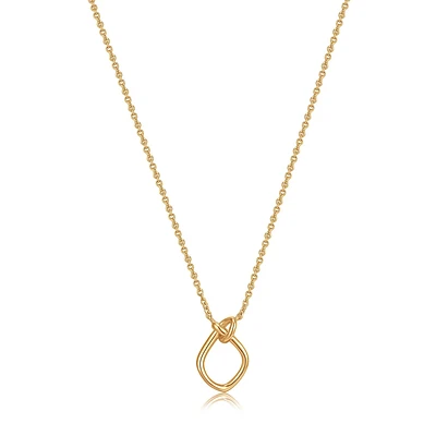 SILVER PENDANT NECKLACE 18''