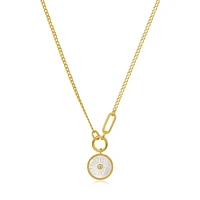 SILVER PENDANT NECKLACE 19''