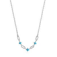 COLLIER EN ARGENT 17’’