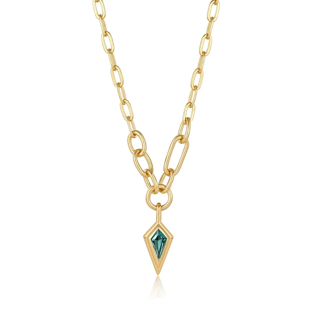 SILVER PENDANT NECKLACE 18''