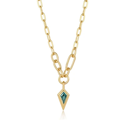 SILVER PENDANT NECKLACE 18''