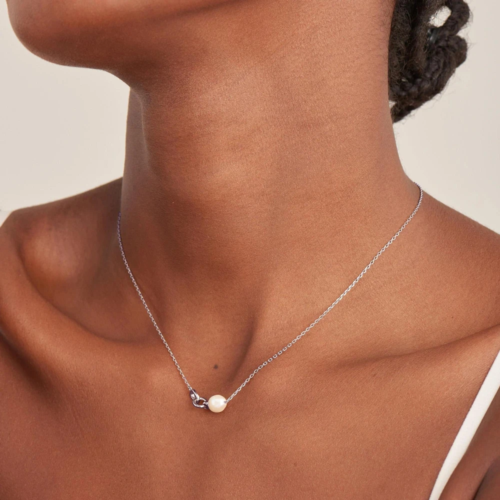 COLLIER EN ARGENT 18’’