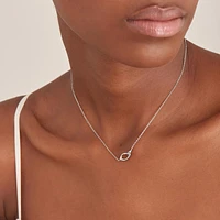 SILVER NECKLACE 18''