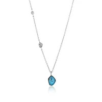 925 SILVER NECKLACE- RHODIUM 20’’