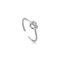 BAGUE EN ARGENT PLAQUÉ RHODIUM