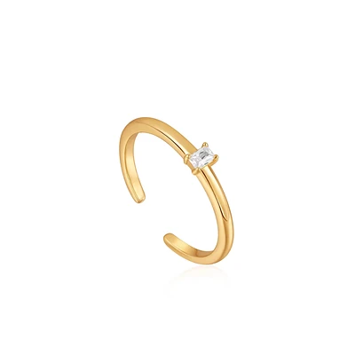14K GOLD PLATED SILVER RING
