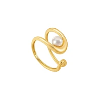 BAGUE EN ARGENT PLAQUÉ OR 14K