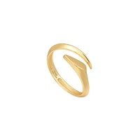 14K GOLD PLATED SILVER RING
