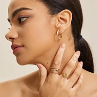 14K GOLD PLATED SILVER RING