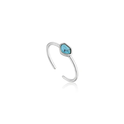 925 SILVER RING- RHODIUM