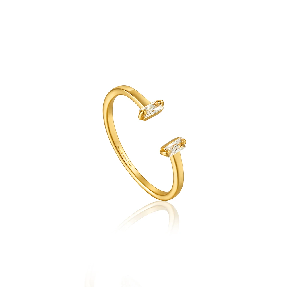 BAGUE EN ARGENT PLAQUÉE OR 14K
