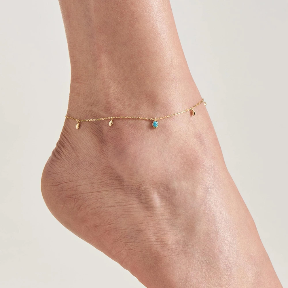 SILVER ANKLE BRACELET