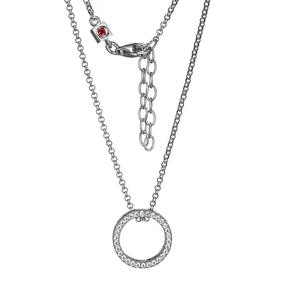COLLIER CERCLE DE VIE EN ARGENT 925