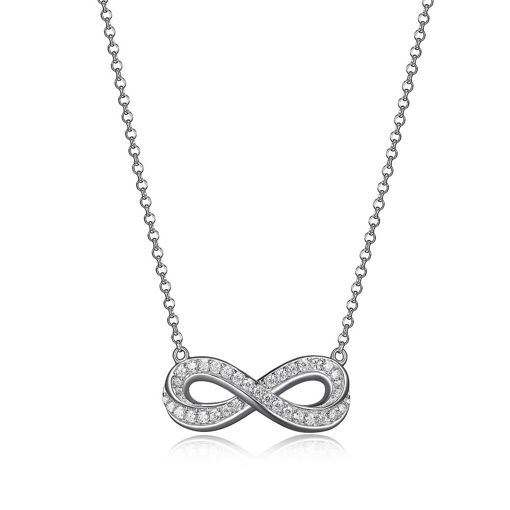 INFINITY STERLING SILVER NECKLACE