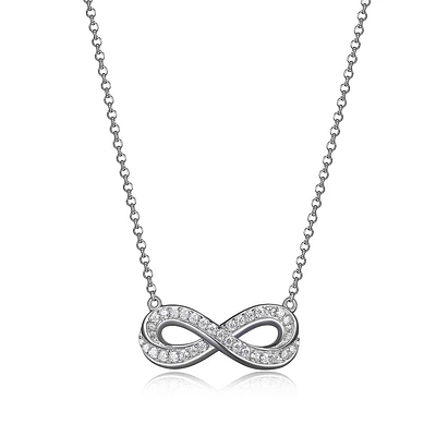 INFINITY STERLING SILVER NECKLACE