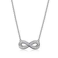 INFINITY STERLING SILVER NECKLACE