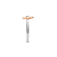 SILVER RING WITH ZIRCON