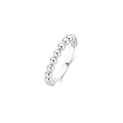 BAGUE ARGENT AVEC BOULES