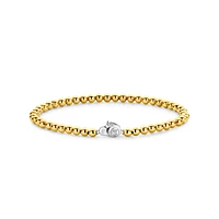 SILVER BRACELET WITH SILVER BALLS