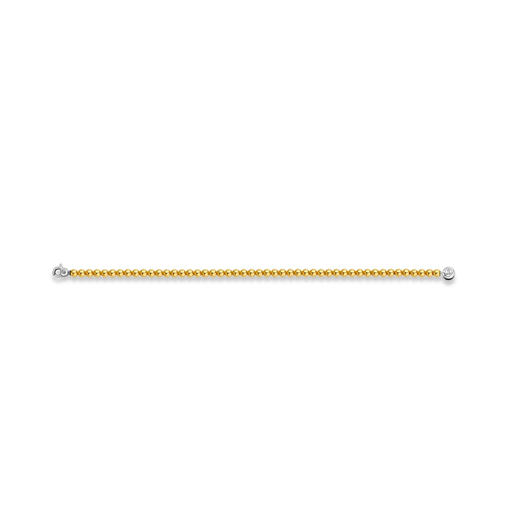 SILVER BRACELET WITH SILVER BALLS