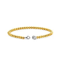 SILVER BRACELET WITH SILVER BALLS