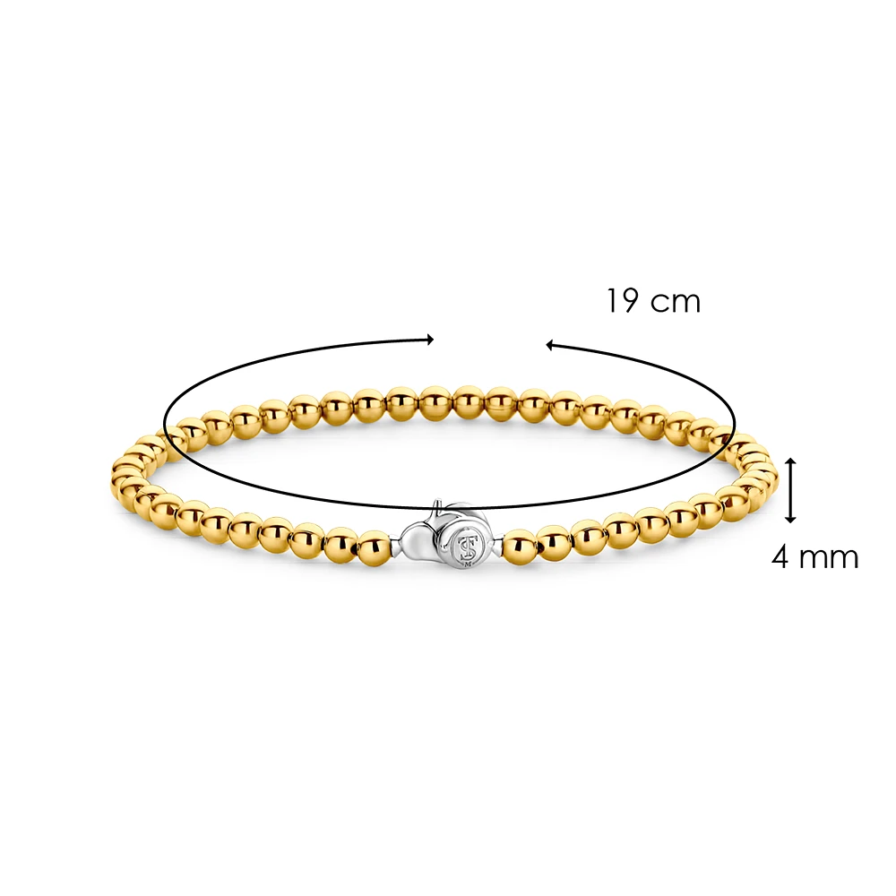 SILVER BRACELET WITH SILVER BALLS